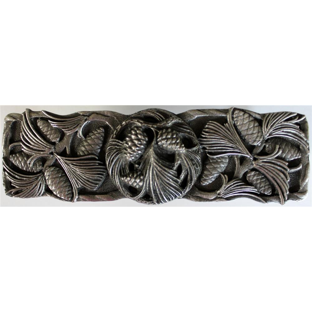 Notting Hill NHP-638-AP Cones & Boughs Pull Antique Pewter